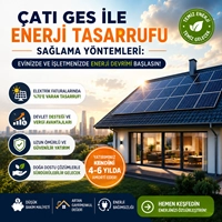 Çatı GES ile Enerji Tasarrufu Sağlama Yöntemleri