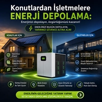 Konutlardan İşletmelere Enerji Depolama