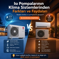 Isı Pompalarının Klima Sistemlerinden Farkları ve Faydaları