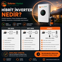 Hibrit İnverter Nedir? On-Grid vs Off-Grid vs Hibrit Inverter Karşılaştırması