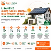  Lisanssız Güneş Enerjisi Santrali (GES) Kurulum Süreci: Adım Adım Rehber