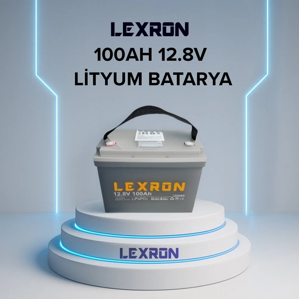 LEXRON 100AH 12.8V LİTYUM BATARYA