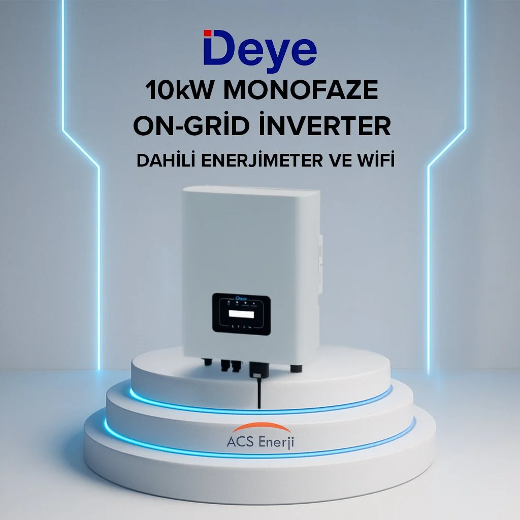 DEYE 10KW ON-GRİD MONOFAZE İNVERTER