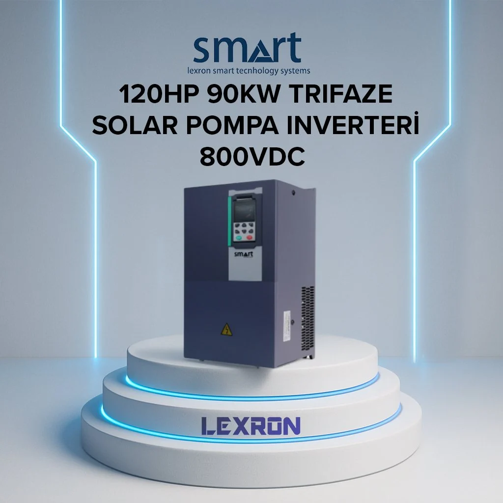 LEXRON SMART 120HP 90KW SOLAR POMPA INVERTERİ (YENİ NESİL)
