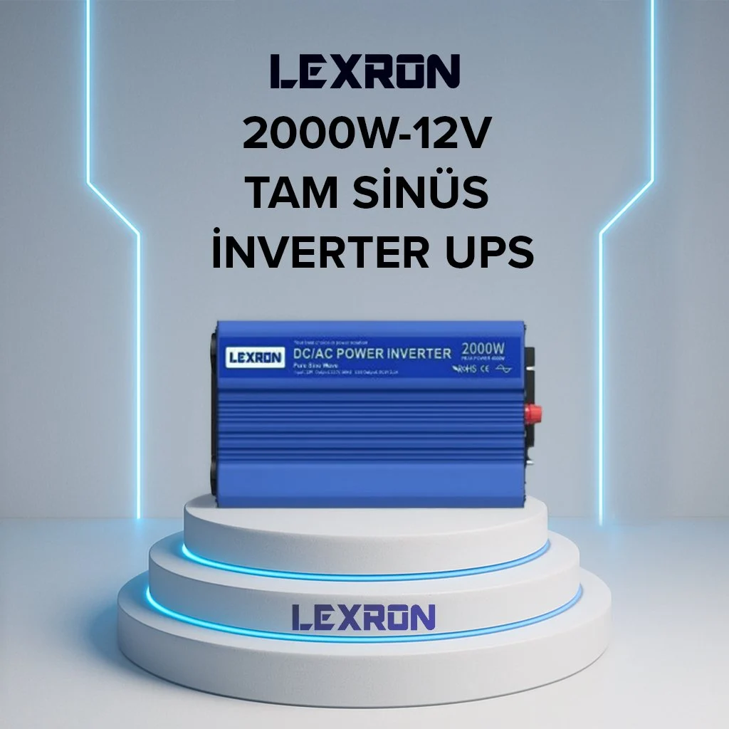 LEXRON  2000W-12V TAM SİNÜS İNVERTER (UPS)