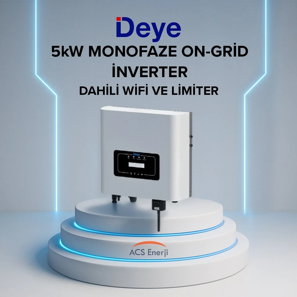 DEYE 5KW ON-GRİD MONOFAZE İNVERTER