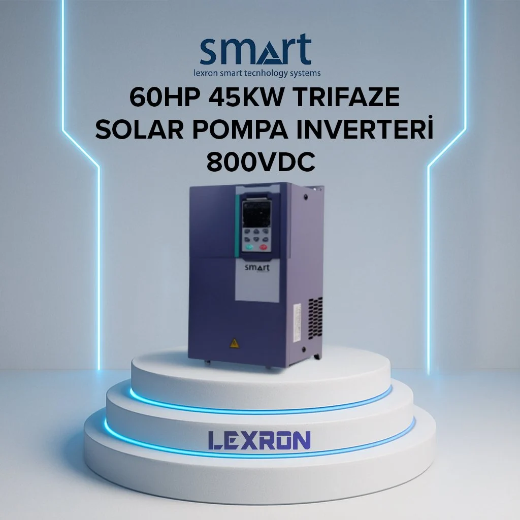 LEXRON SMART 60HP 45KW SOLAR POMPA INVERTER (YENİ NESİL)