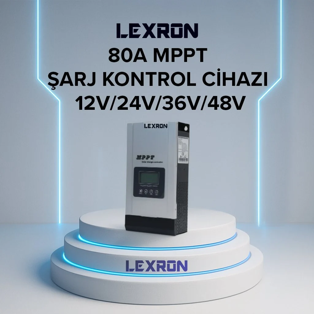 LEXRON  80A MPPT ŞARJ KONTROL CİHAZI