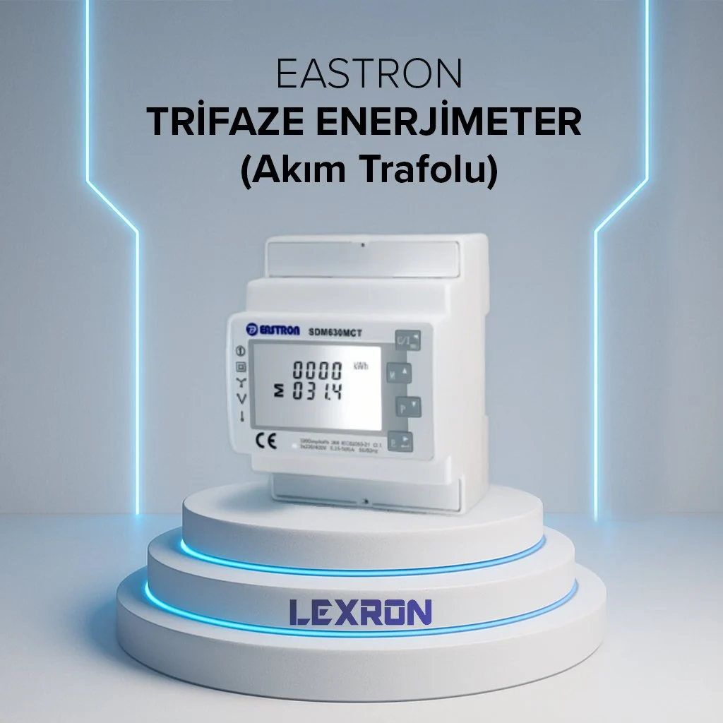 EASTRON TRİFAZE ENERJİ METRE