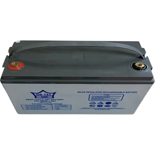 ORTEC 12 V 100 Ah DEEP CYCLE JEL AKÜ