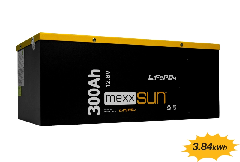 MEXXSUN 12,8V 300Ah LİTYUM BATARYA (LiFePo4) 3840Wh