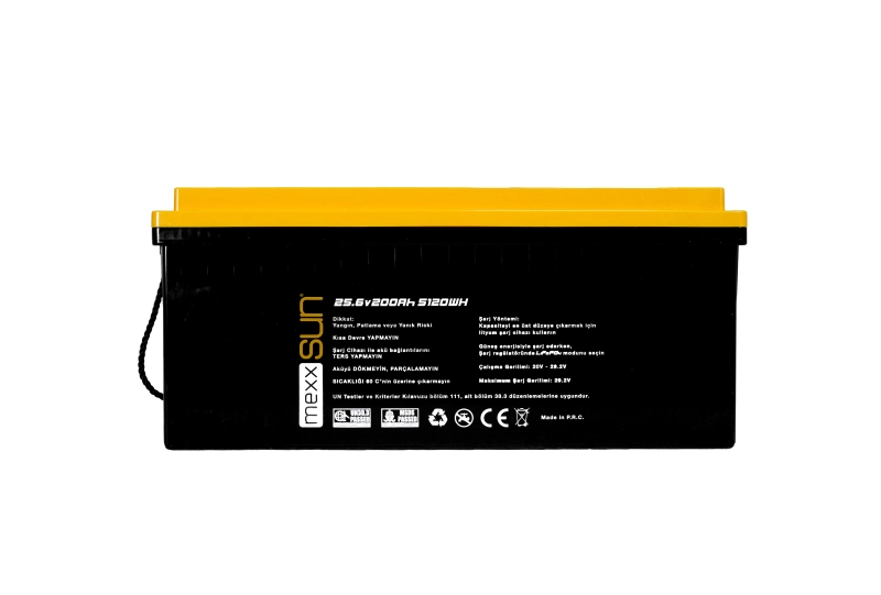 MEXXSUN 25,6V 200Ah LİTYUM BATARYA (LiFePo4) 5120Wh