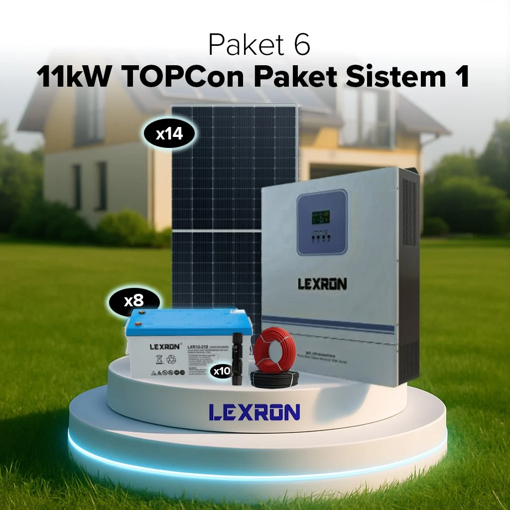 LEXRON 11kW TOPCON PAKET SİSTEM (Profesyonel Enerji Santrali)