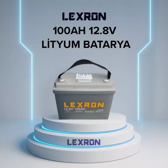 LEXRON 100AH 12.8V LİTYUM BATARYA