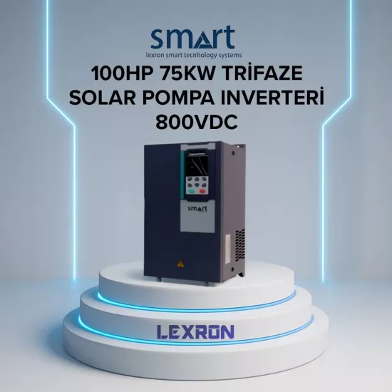 LEXRON SMART 100HP 75KW SOLAR POMPA INVERTER (YENİ NESİL)