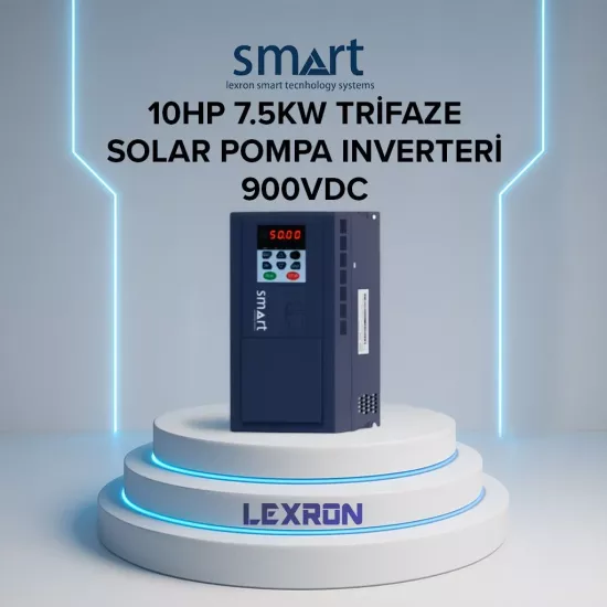 LEXRON SMART 10HP 7.5KW SOLAR POMPA INVERTER (YENİ NESİL)