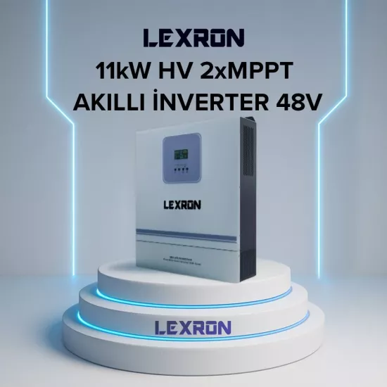 LEXRON 11KW HV 2XMPPT AKILLI INVERTER 48V