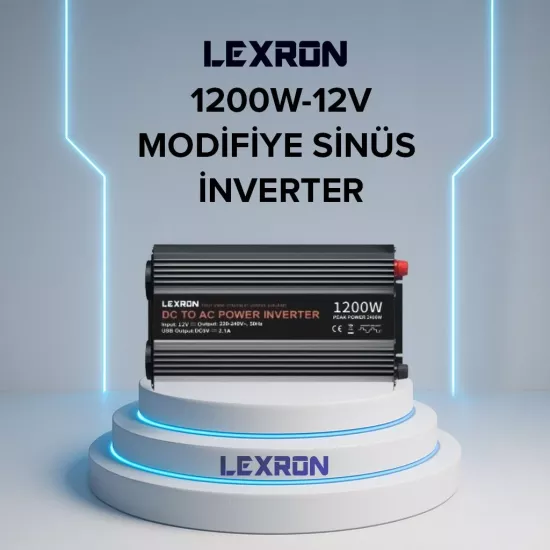 LEXRON 1200W-12V MODİFİYE SİNÜS İNVERTER