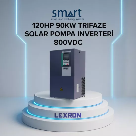 LEXRON SMART 120HP 90KW SOLAR POMPA INVERTERİ (YENİ NESİL)