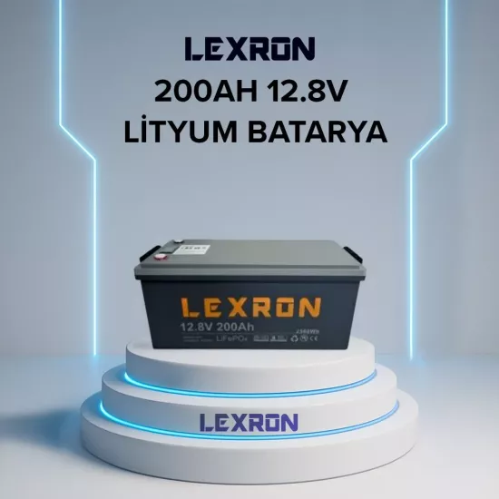 LEXRON 200AH 12.8V LİTYUM BATARYA