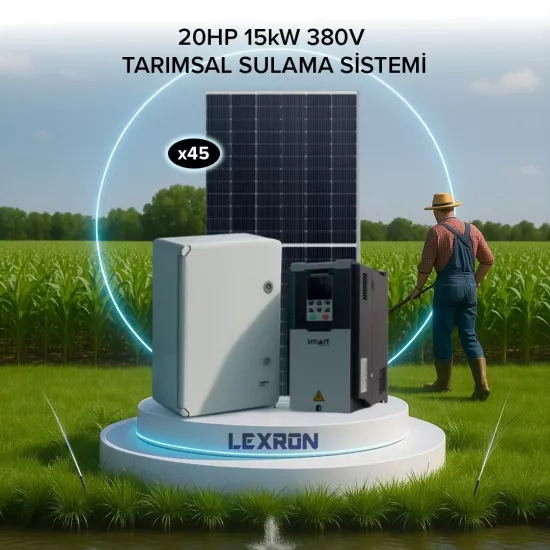 LEXRON 20HP 15kW (380V) TARIMSAL SULAMA SİSTEMİ