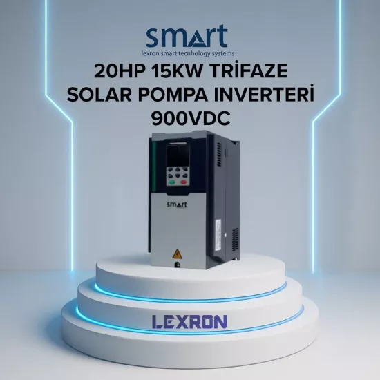 LEXRON SMART 20HP 15KW SOLAR POMPA INVERTER (YENİ NESİL)