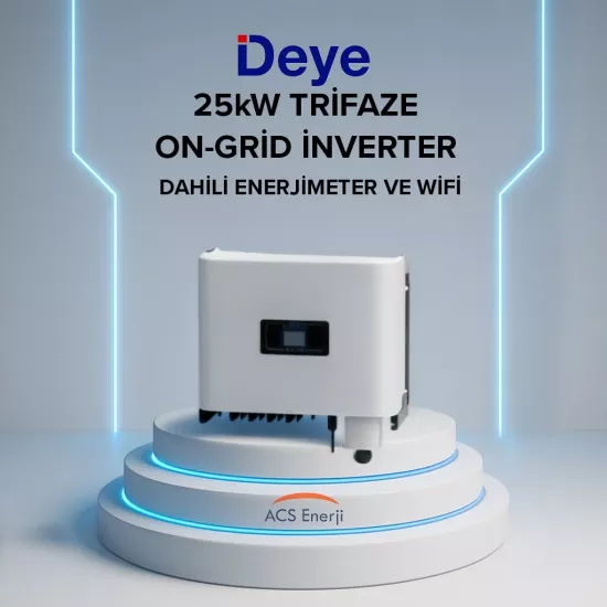 DEYE 25KW ON-GRİD TRİFAZE İNVERTER