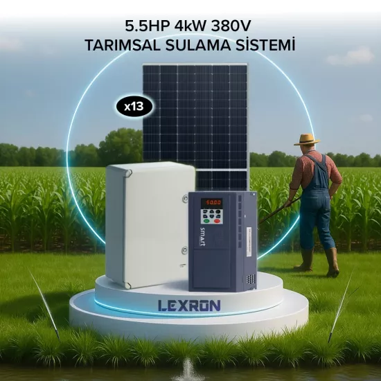 LEXRON 5.5HP 4kW (380V) TARIMSAL SULAMA SİSTEMİ