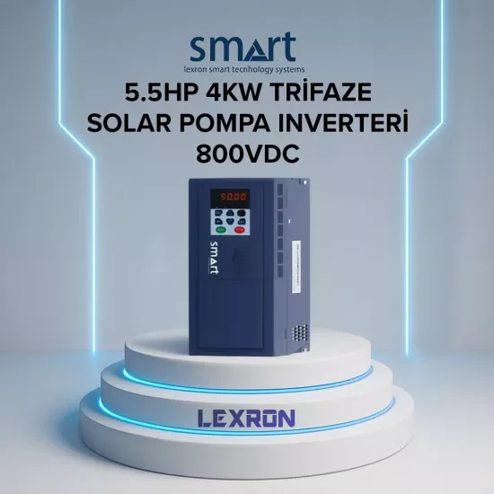 LEXRON SMART 5.5HP 4KW SOLAR POMPA INVERTER (YENİ NESİL)
