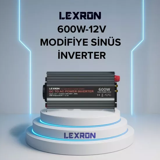 LEXRON 600W-12V MODİFİYE SİNÜS İNVERTER