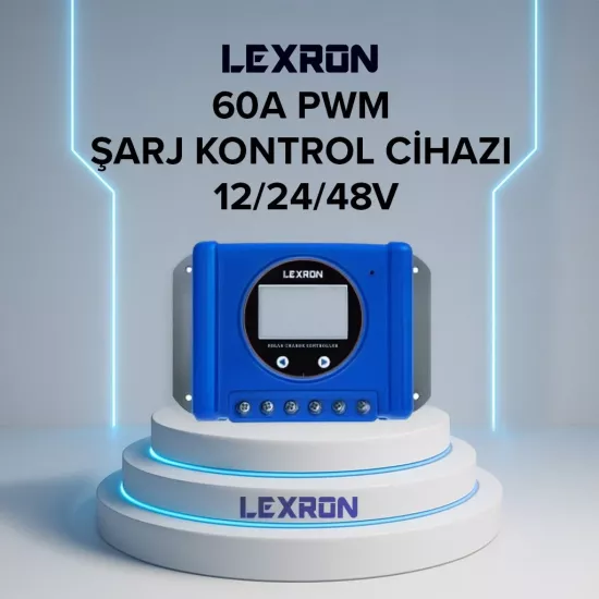 LEXRON 60A PWM ŞARJ KONTROL CİHAZI