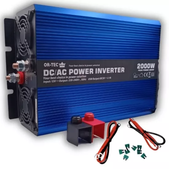 OR-TEC 12 V 2000WATT TAM SİNÜS İNVERTER