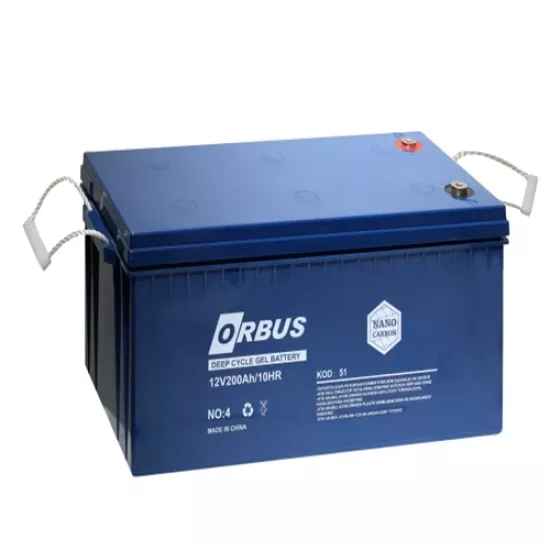 ORBUS 12V 200AH JEL AKÜ