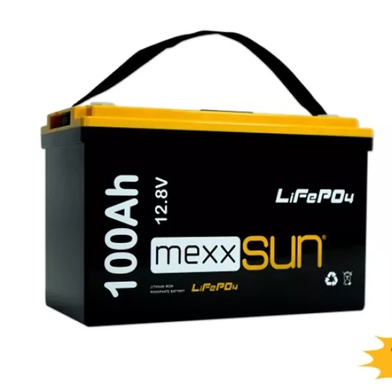 MEXXSUN 12,8V 100Ah LİTYUM BATARYA (LiFePo4) 1280Wh