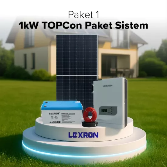 LEXRON 1kW TOPCON PAKET SİSTEM