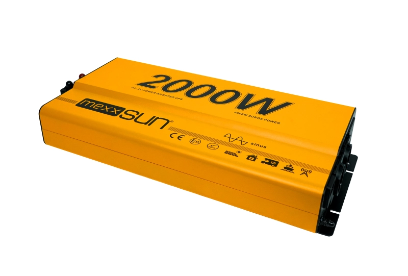 MEXXSUN 12V 2000W TAM SİNÜS UPS KARAVAN INVERTER (Remote Ekran)
