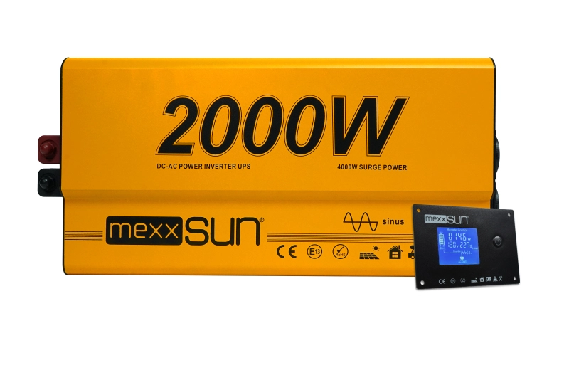 MEXXSUN 12V 2000W TAM SİNÜS UPS KARAVAN INVERTER (Remote Ekran)