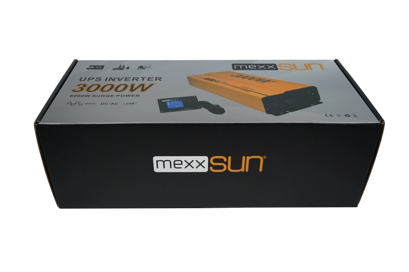 MEXXSUN 12V 3000W TAM SİNÜS UPS KARAVAN INVERTER (Remote Ekran)