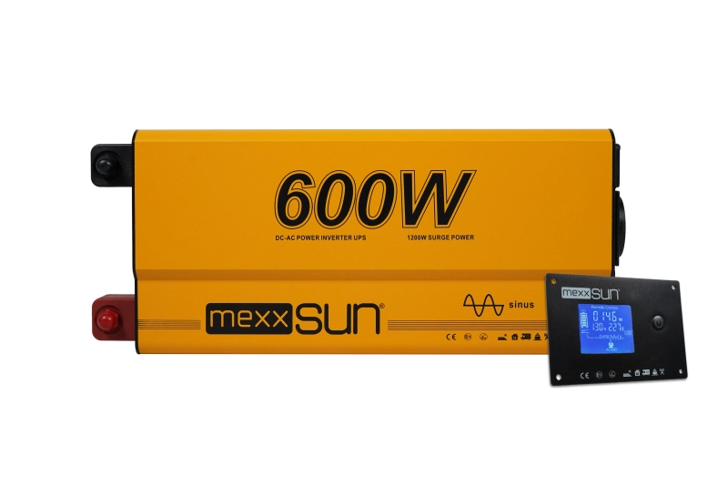 MEXXSUN 12V 600W TAM SİNÜS UPS KARAVAN INVERTER (Remote Ekran)